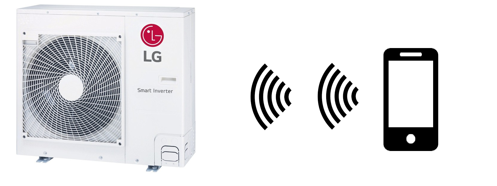 How to use smartphone for LG air conditioner remote control
