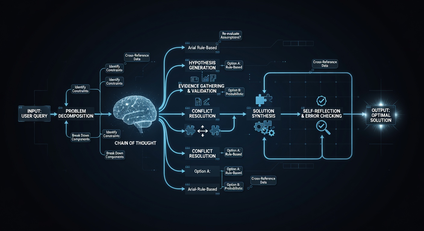 AI reasoning process visualization